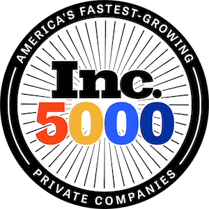 a logo that says inc. 5000 america 's fastest growing private companies