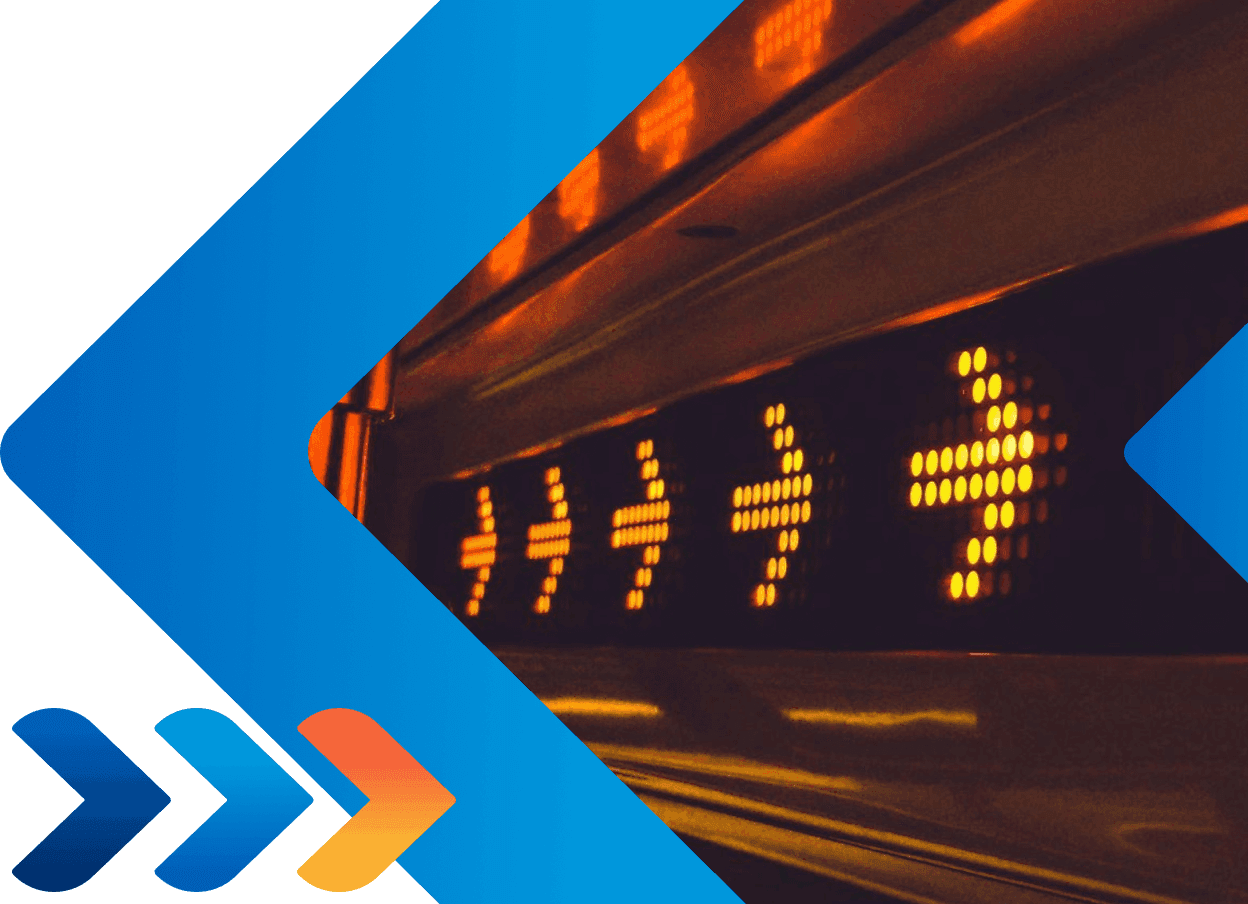 a blurred image of a sign that says ' arrow ' on it